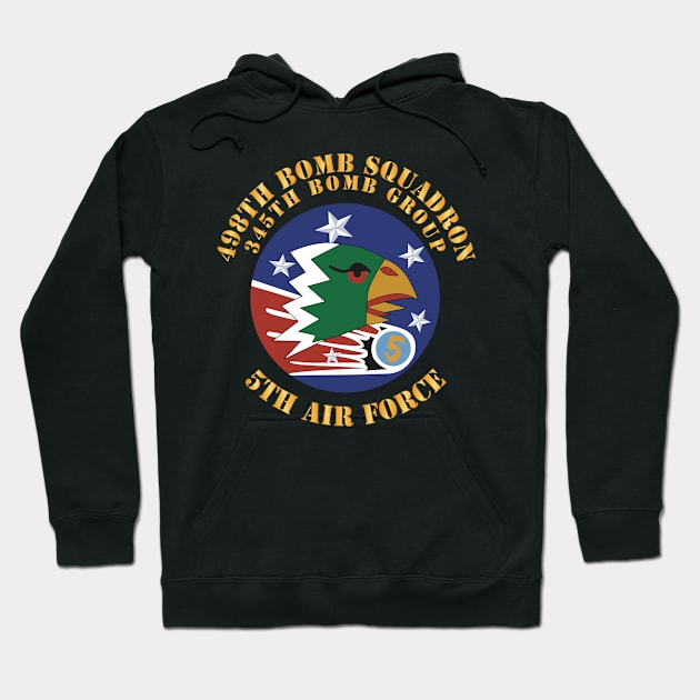 5th AF - 345th BG - 498th Bomb Squadron X 300 Hoodie by twix123844